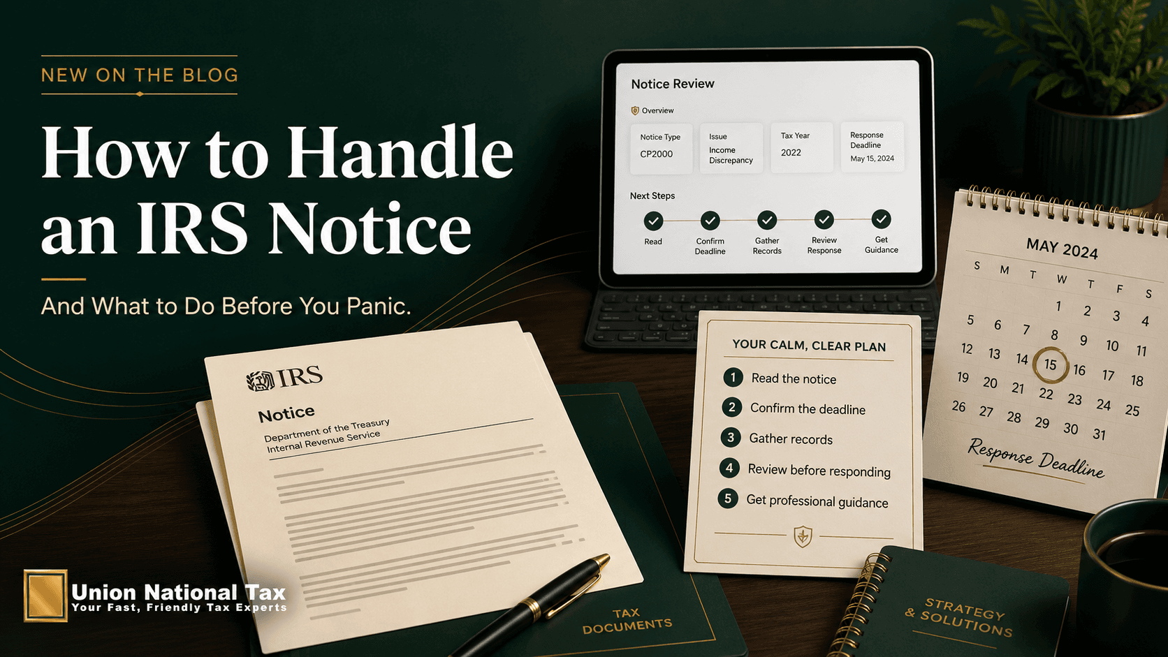 How to Handle an IRS Notice (And What to Do Before You Panic)